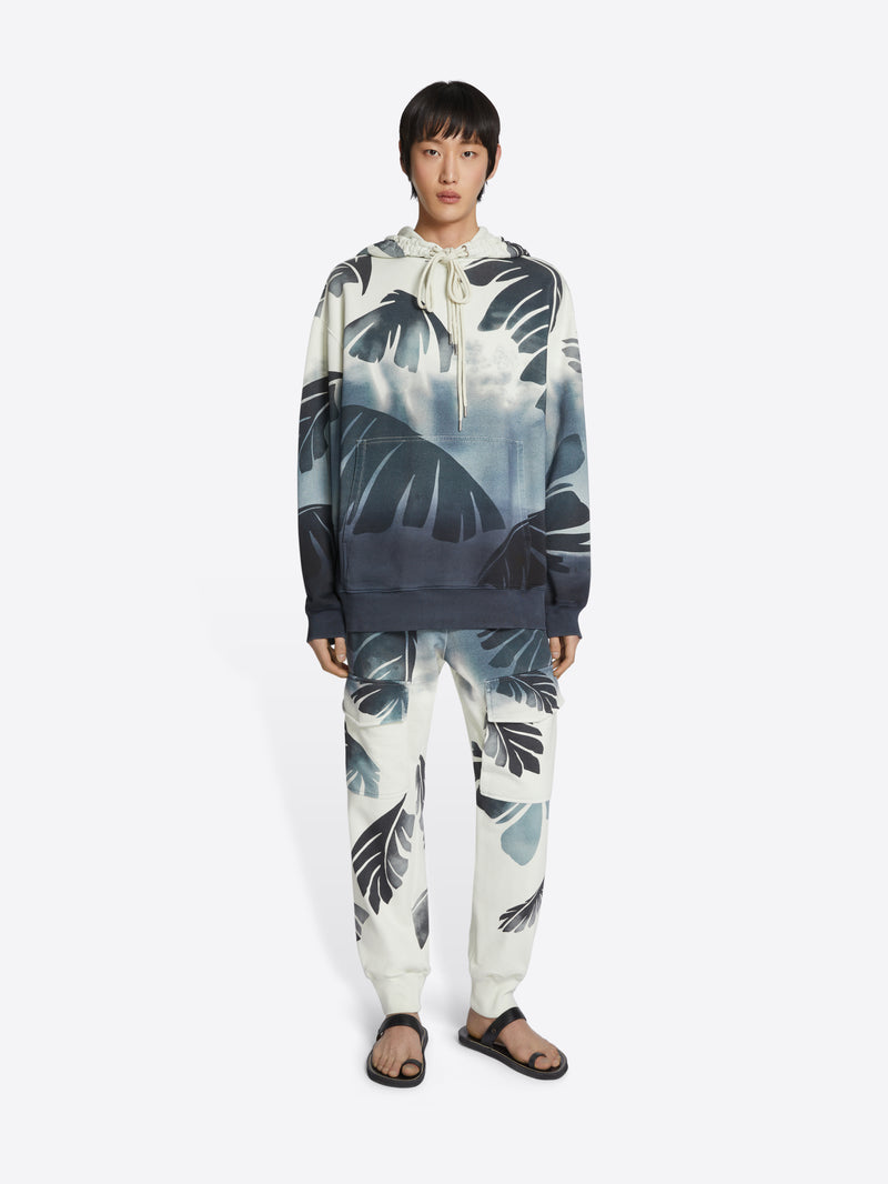 Dries Van Noten Printed Sweatpants Navy