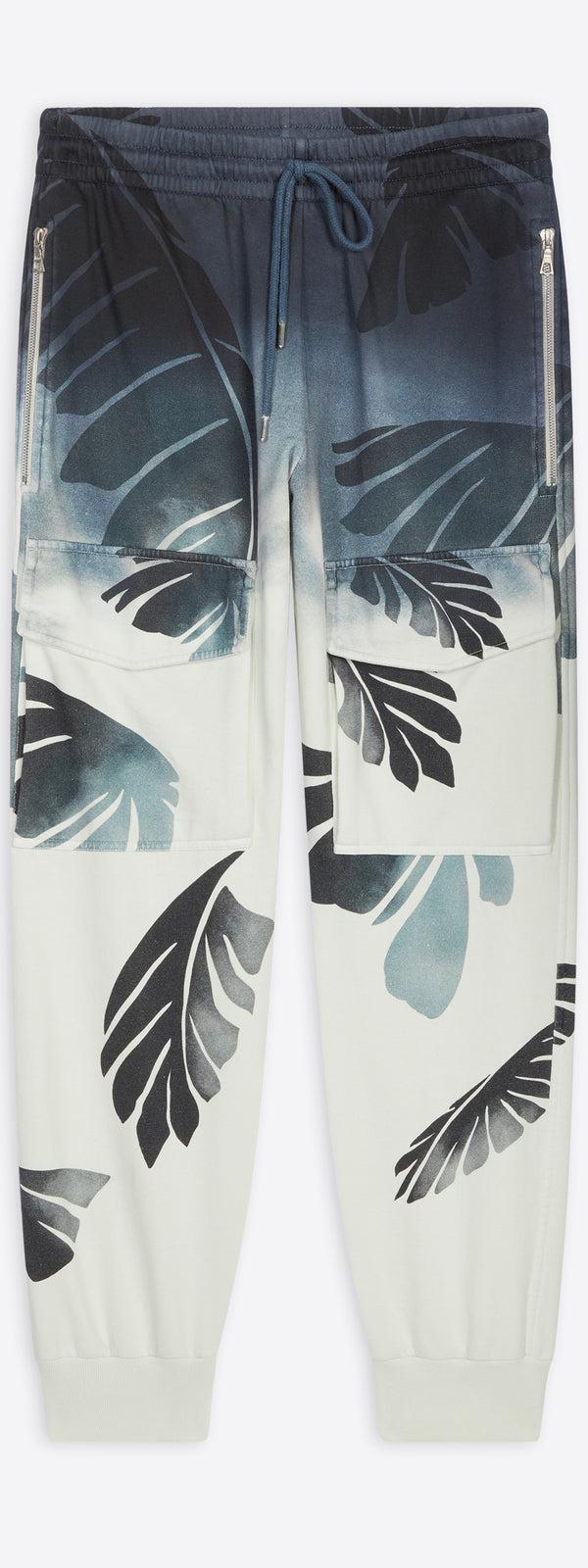 dries van noten Printed sweatpants navy