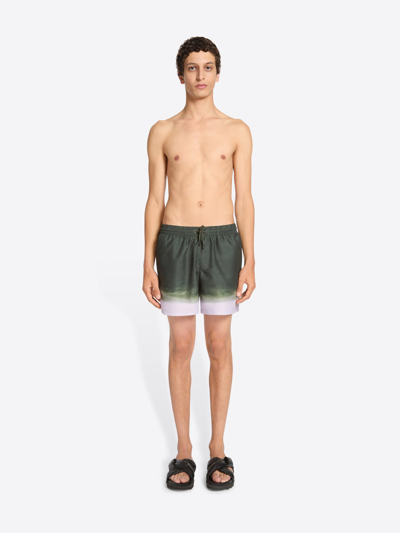 Dries Van Noten Printed Swim Shorts Bottle
