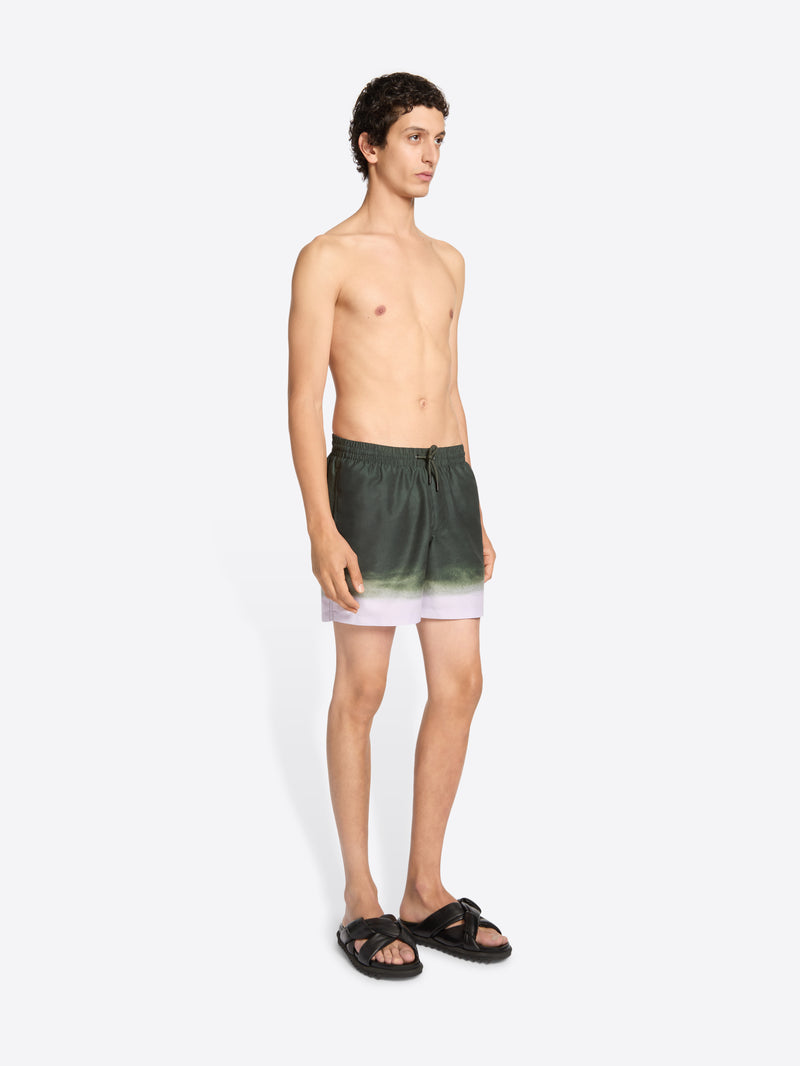 Dries Van Noten Printed Swim Shorts Bottle