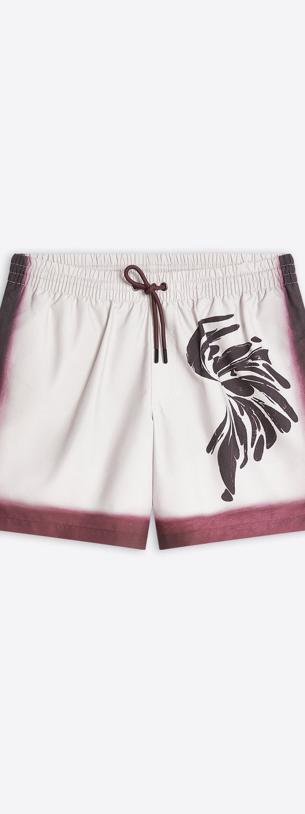 dries van noten Printed swim shorts burgundy