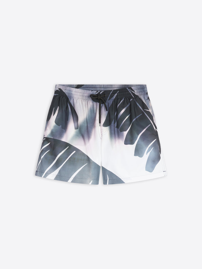 Dries Van Noten Printed Swim Shorts Dark Blue