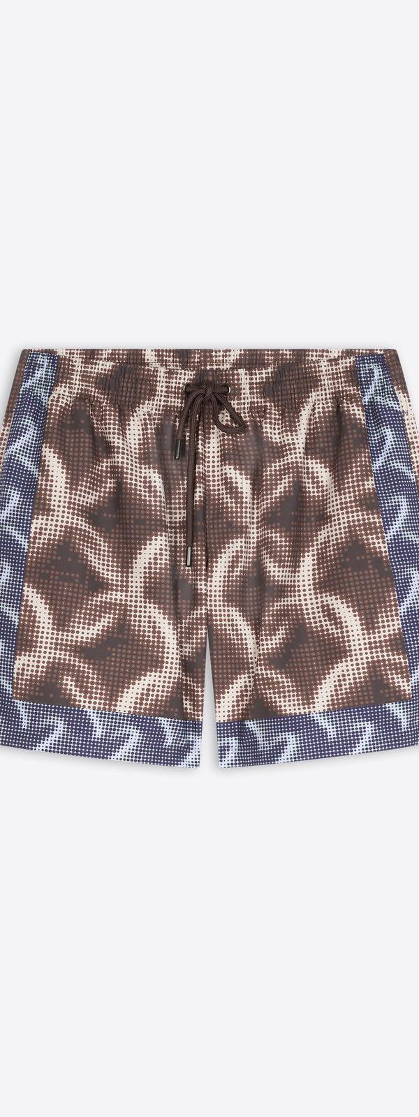 dries van noten Printed swim shorts dessin a