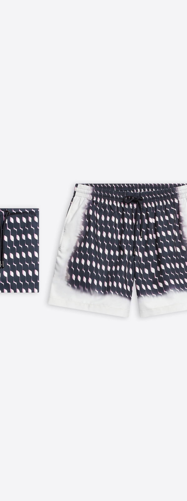 dries van noten Printed swim shorts navy