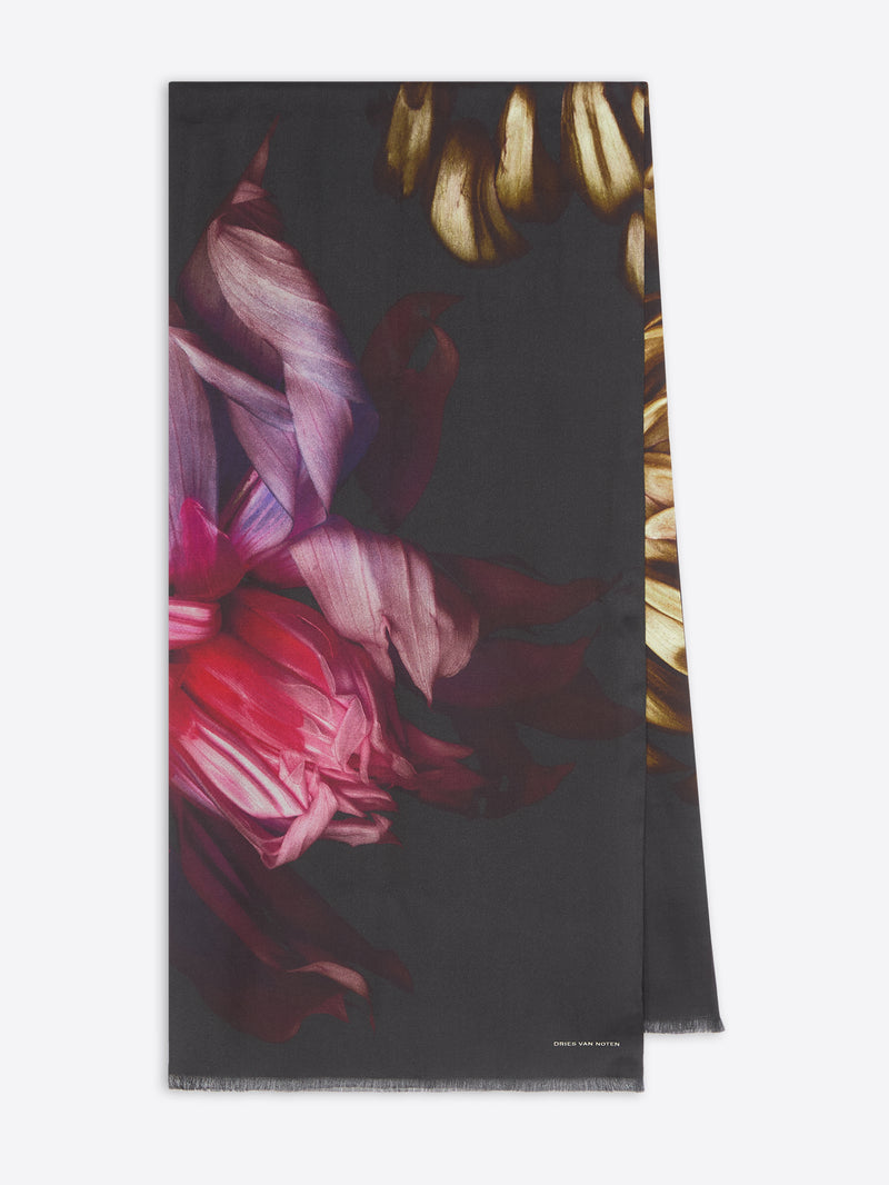 Dries Van Noten Printed Viscose Scarf DESSIN A