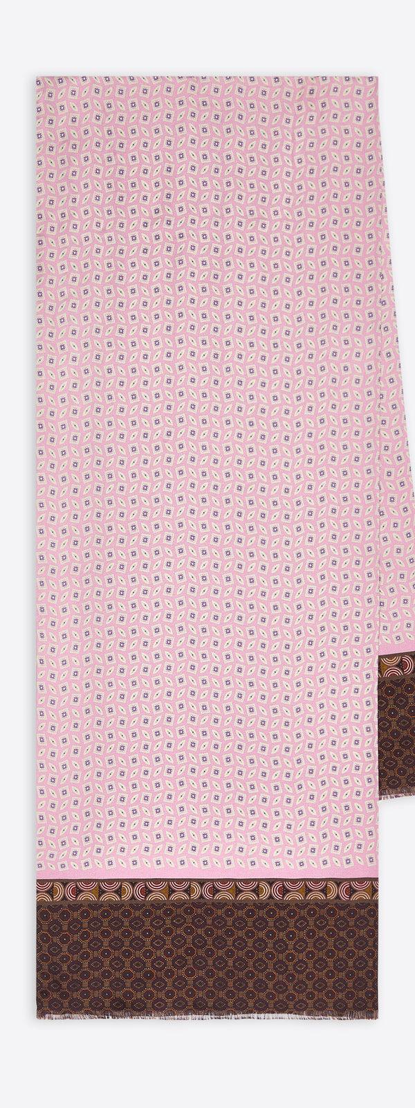 dries van noten Printed viscose scarf PINK