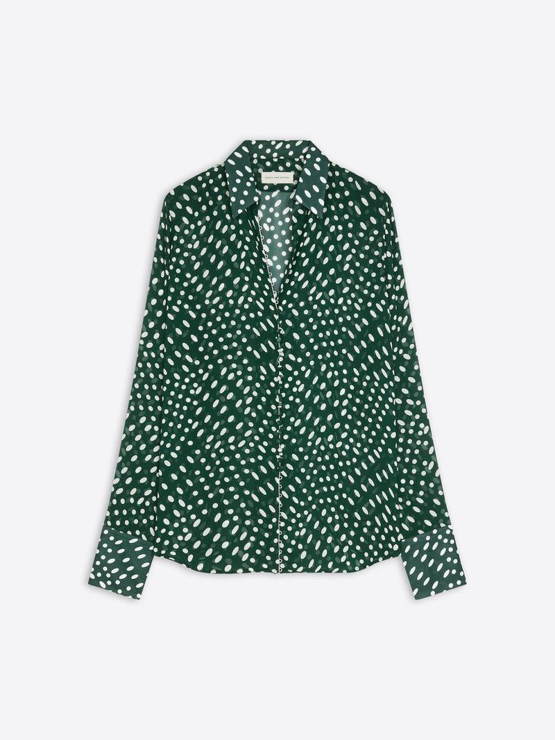 Dries Van Noten Printed Viscose Shirt BOTTLE