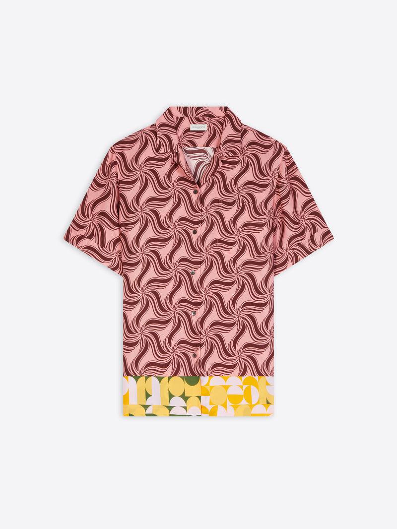 Dries Van Noten Short Sleeve Shirt Pink