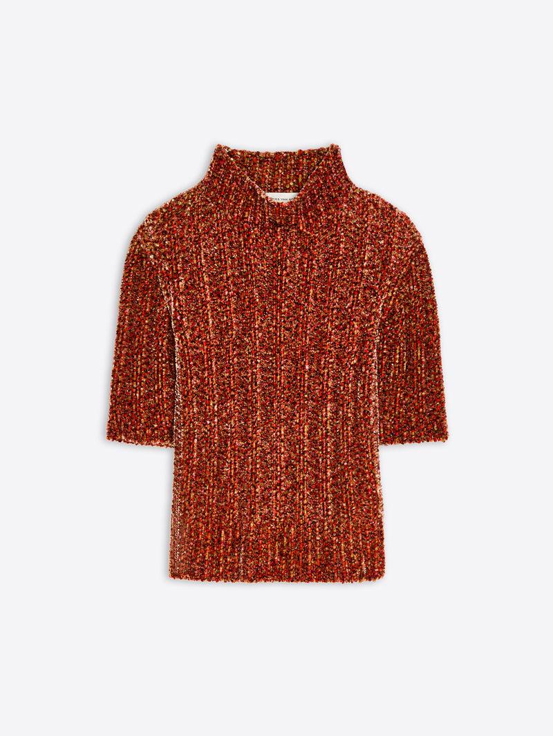 Dries Van Noten Short Sleeved Sweater PEACH