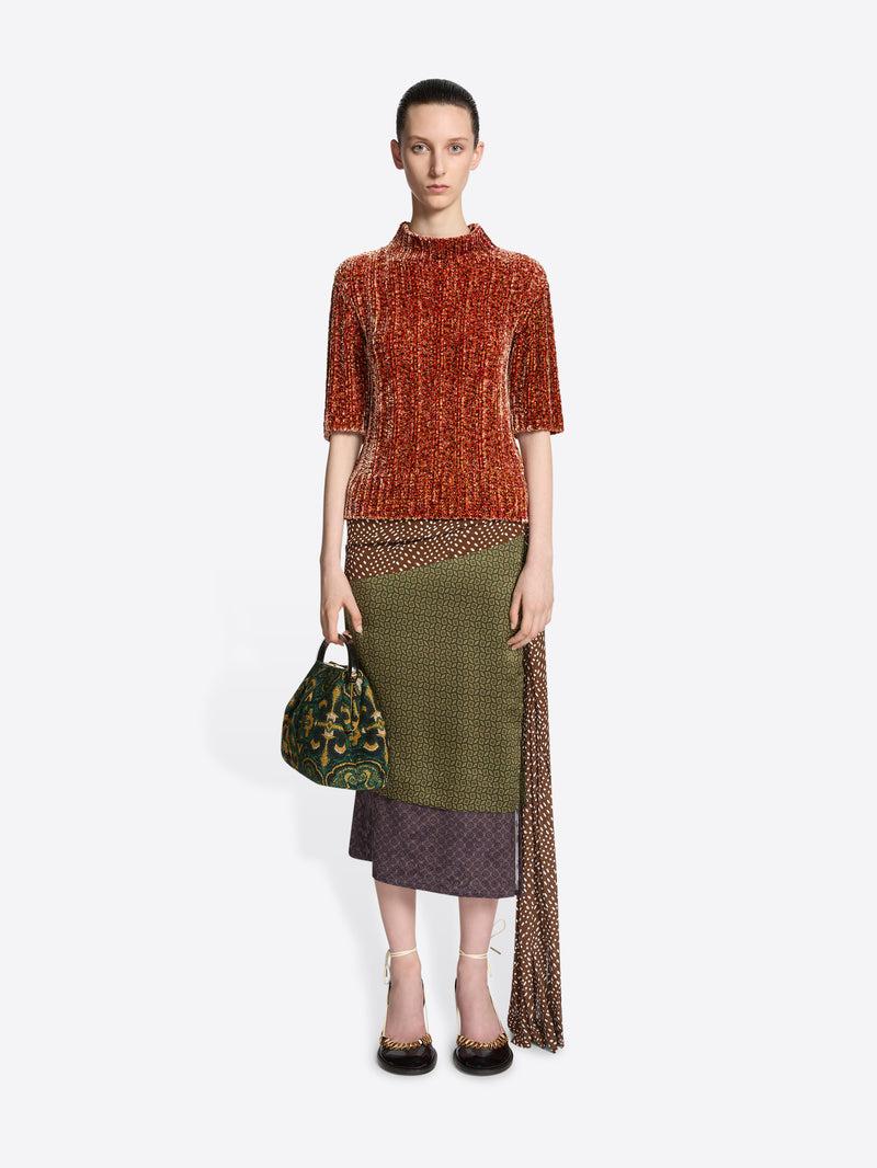 Dries Van Noten Short Sleeved Sweater PEACH