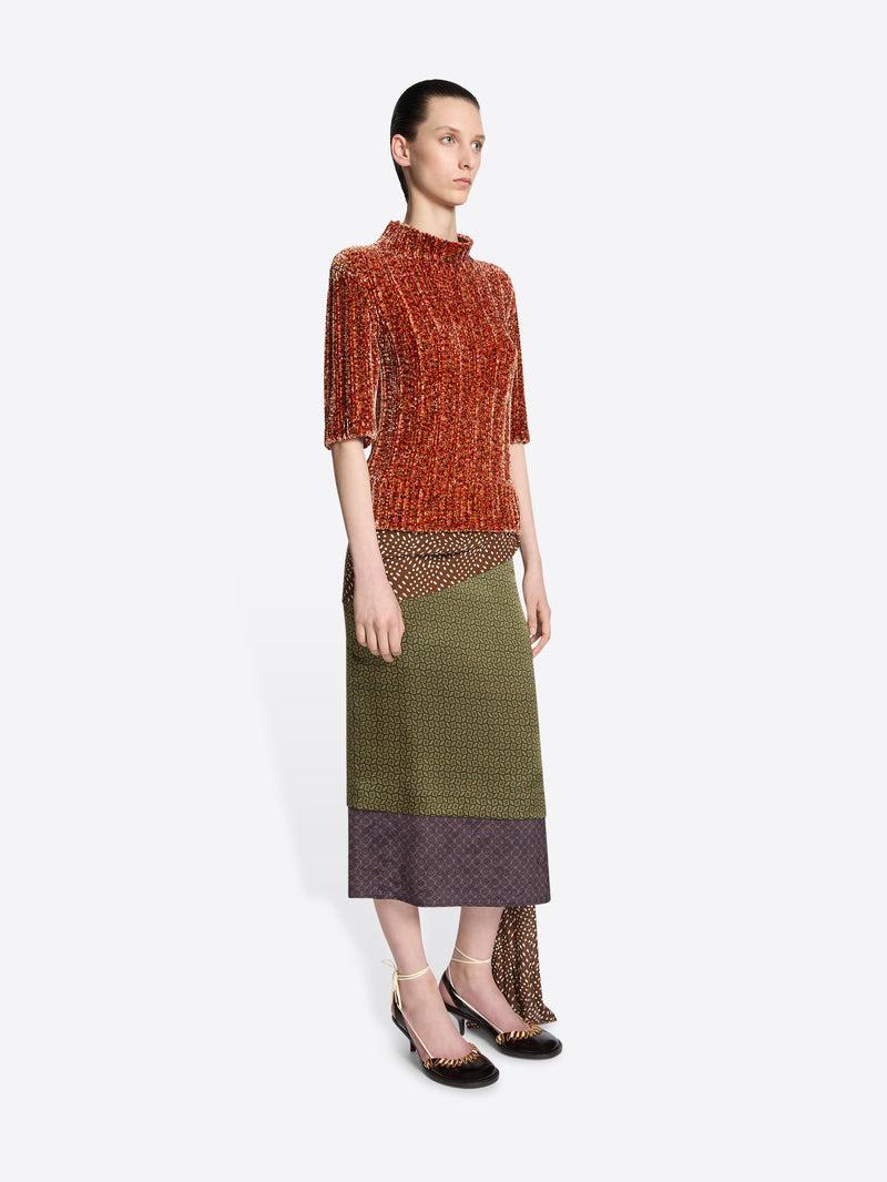 Dries Van Noten Short Sleeved Sweater PEACH