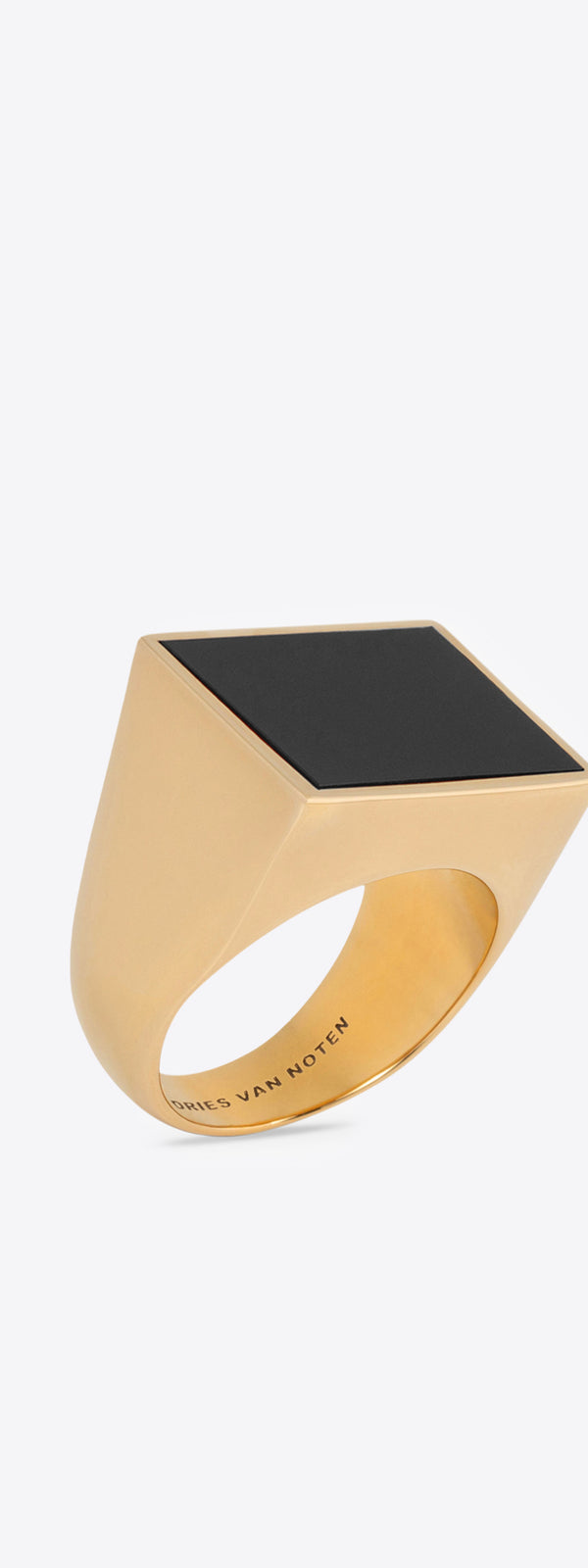 dries van noten Signet ring dark