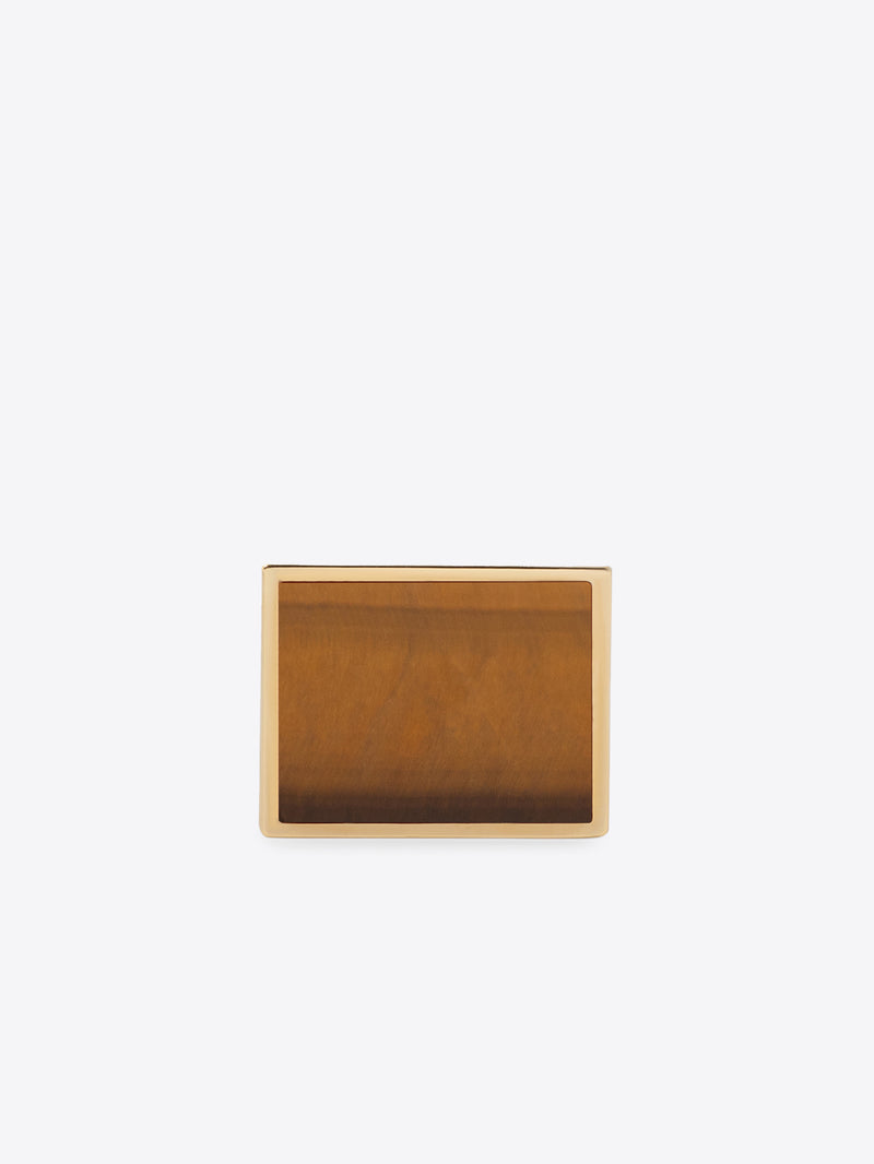 Dries Van Noten Signet Ring Tiger Eye
