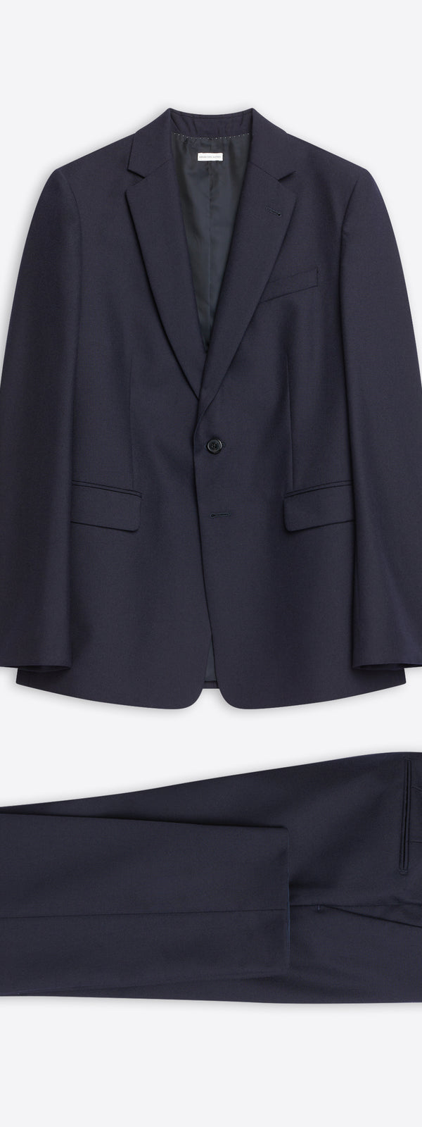 dries van noten Slim fit suit navy
