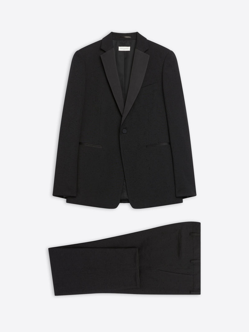 Dries Van Noten Slim Fit Tuxedo Black