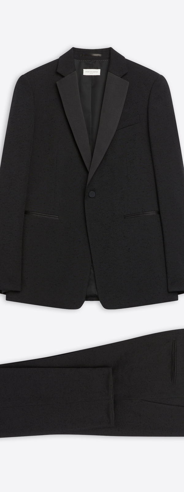dries van noten Slim fit tuxedo black