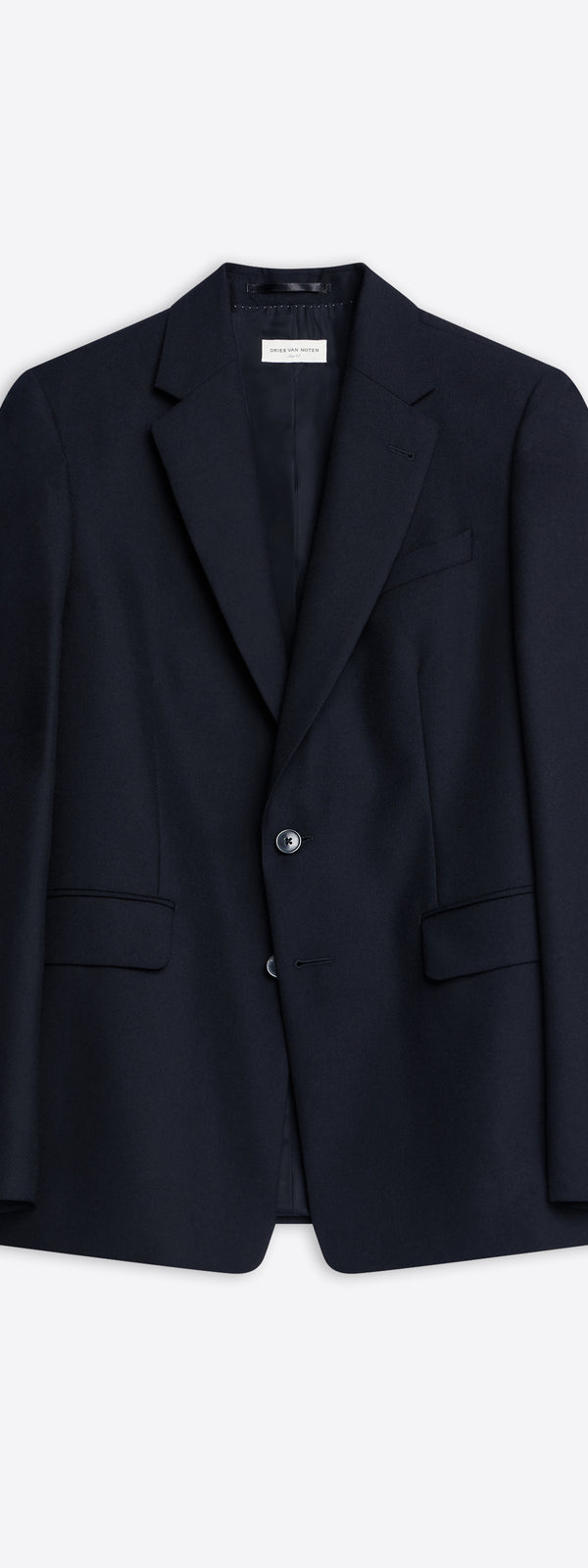 dries van noten Slim fit wool blazer navy
