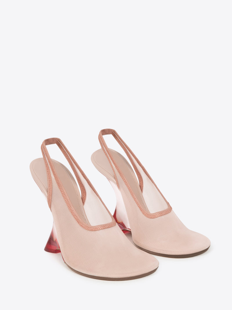Dries Van Noten Slingback Pumps Blush