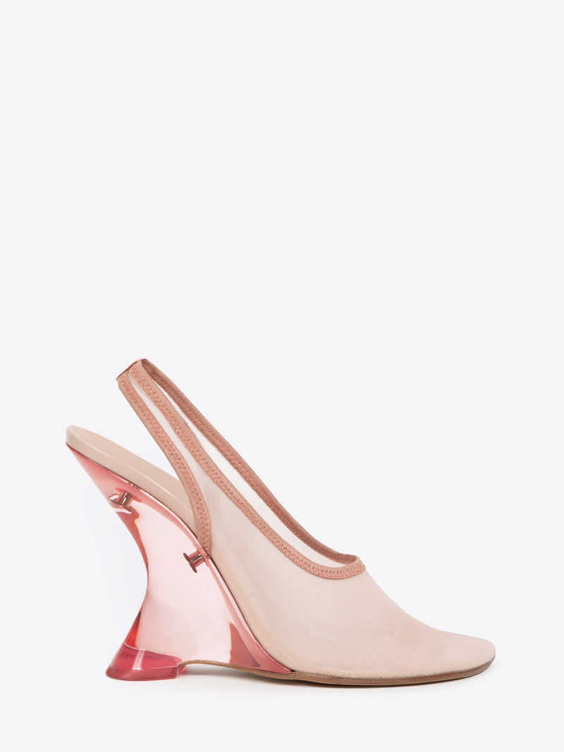 Dries Van Noten Slingback Pumps Blush