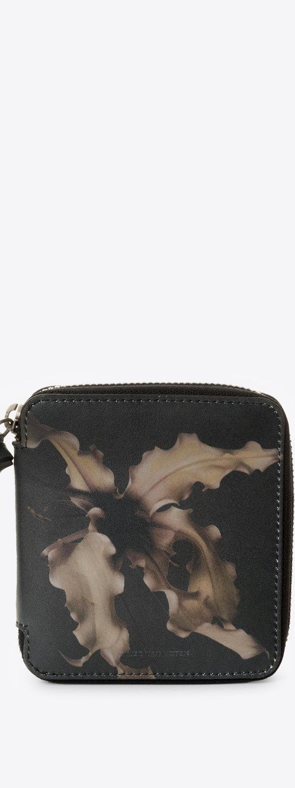 dries van noten Square zip wallet KHAKI