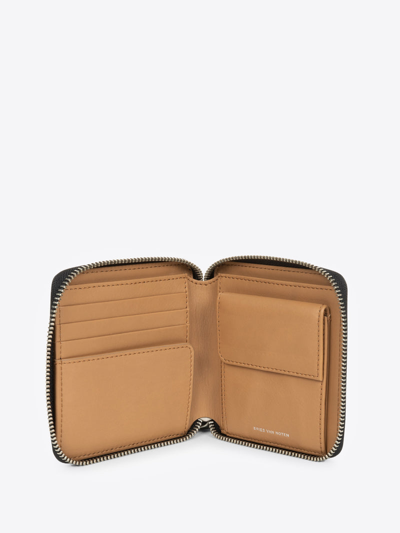 Dries Van Noten Square Zip Wallet KHAKI
