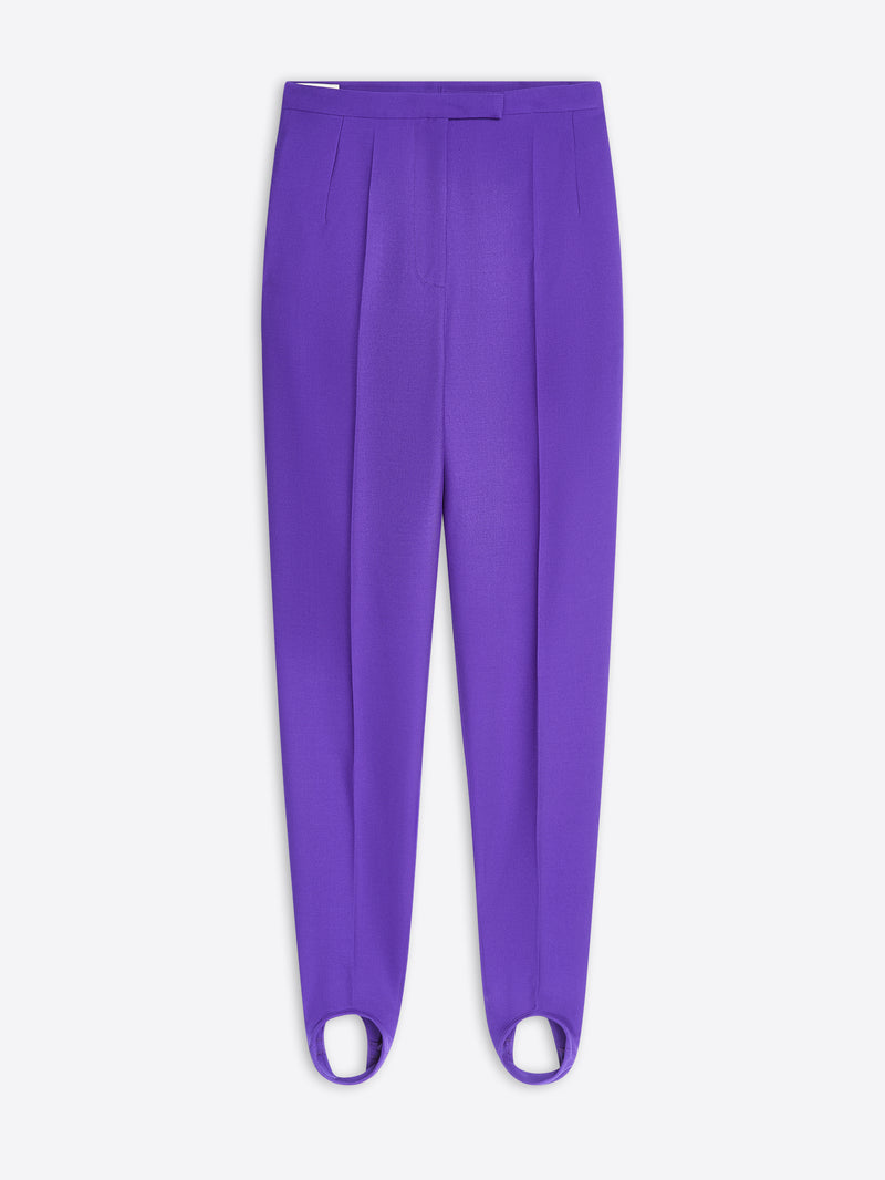 Dries Van Noten Stirrup Pants PURPLE