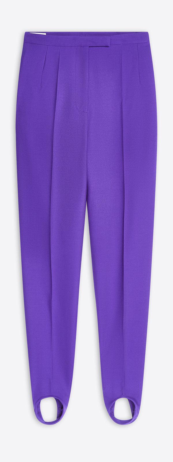 dries van noten Stirrup pants PURPLE
