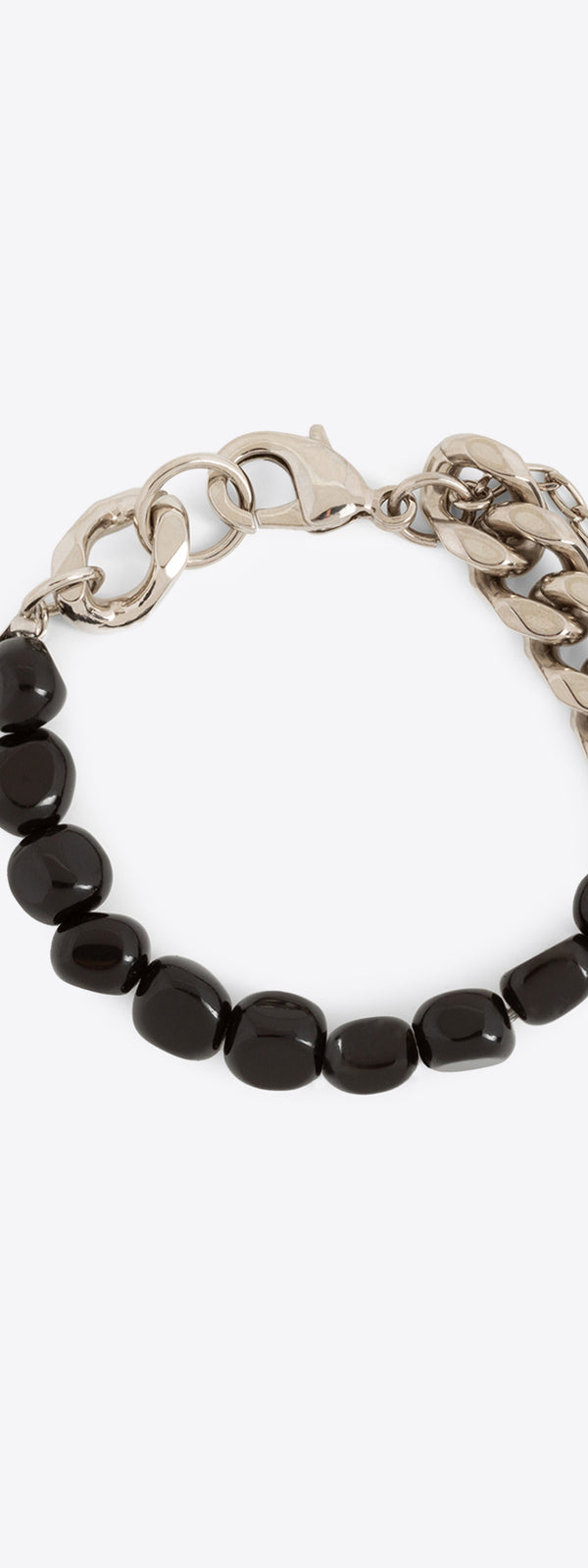 dries van noten Stone chain bracelet black