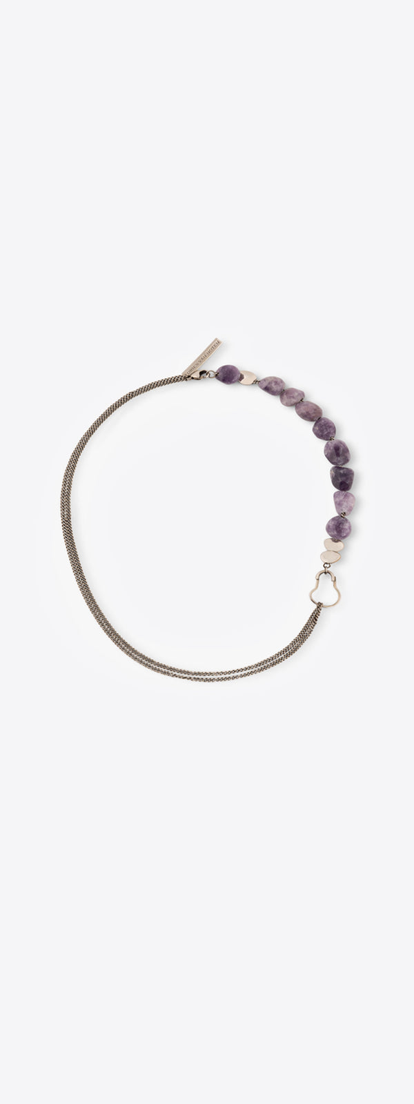 dries van noten Stone chain bracelet PURPLE