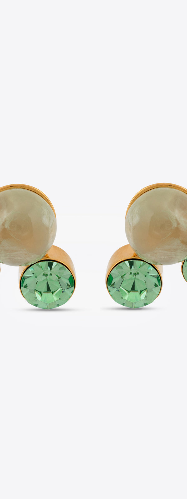 dries van noten Stone pin earrings PASTEL