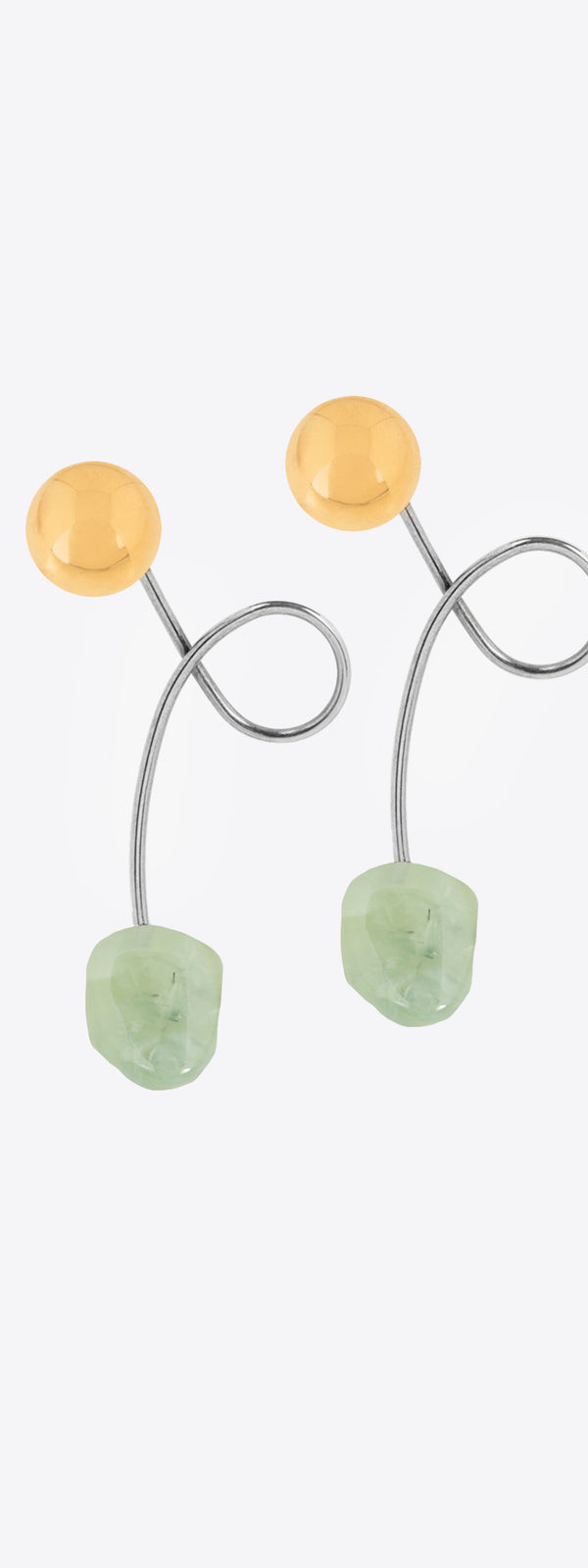 dries van noten Stone stud earrings PASTEL