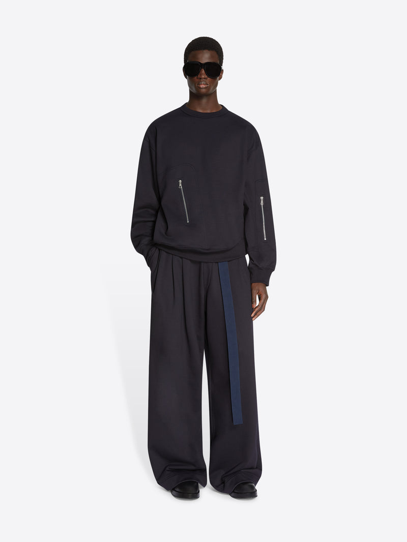 Dries Van Noten Strap Sweatshirt NAVY