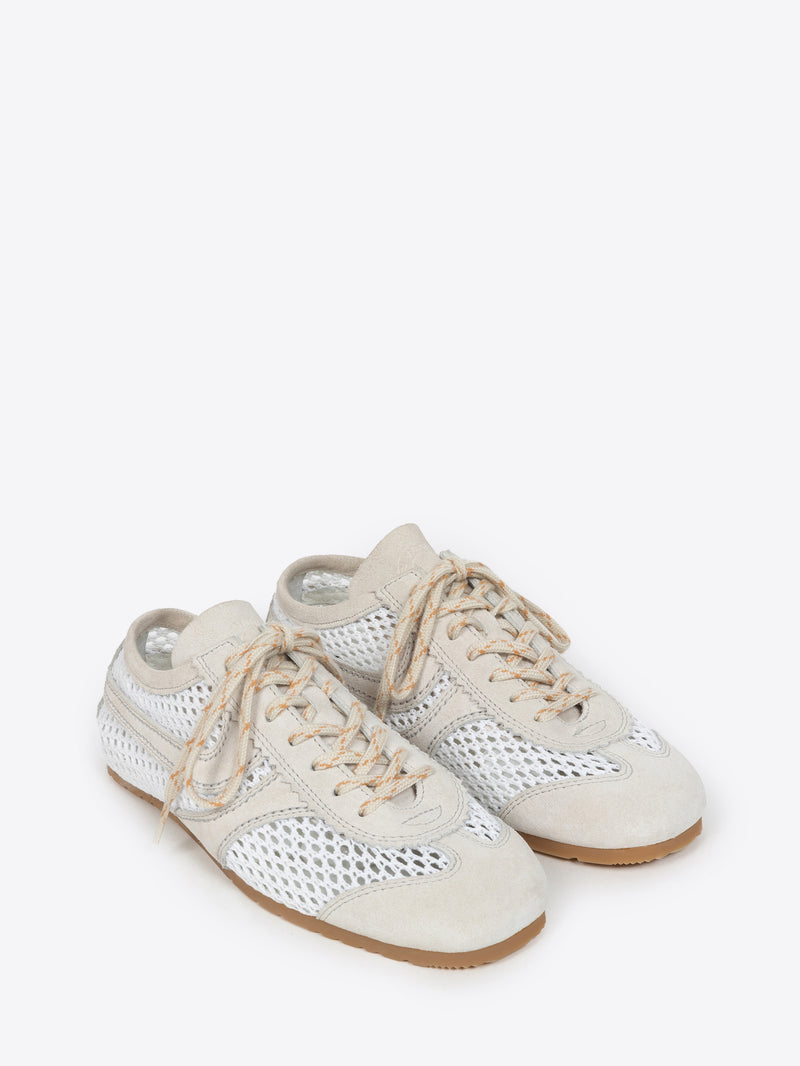 Dries Van Noten Suede Sneakers White