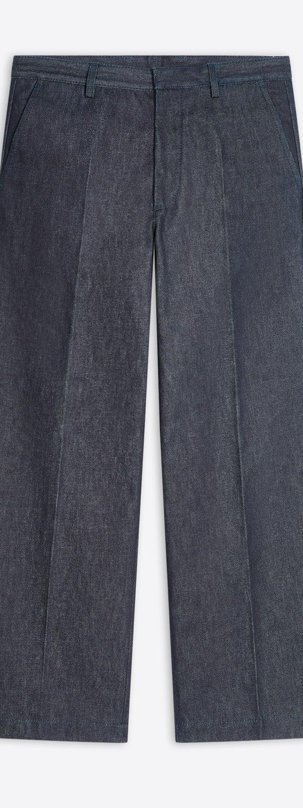 dries van noten Tailored denim pants INDIGO