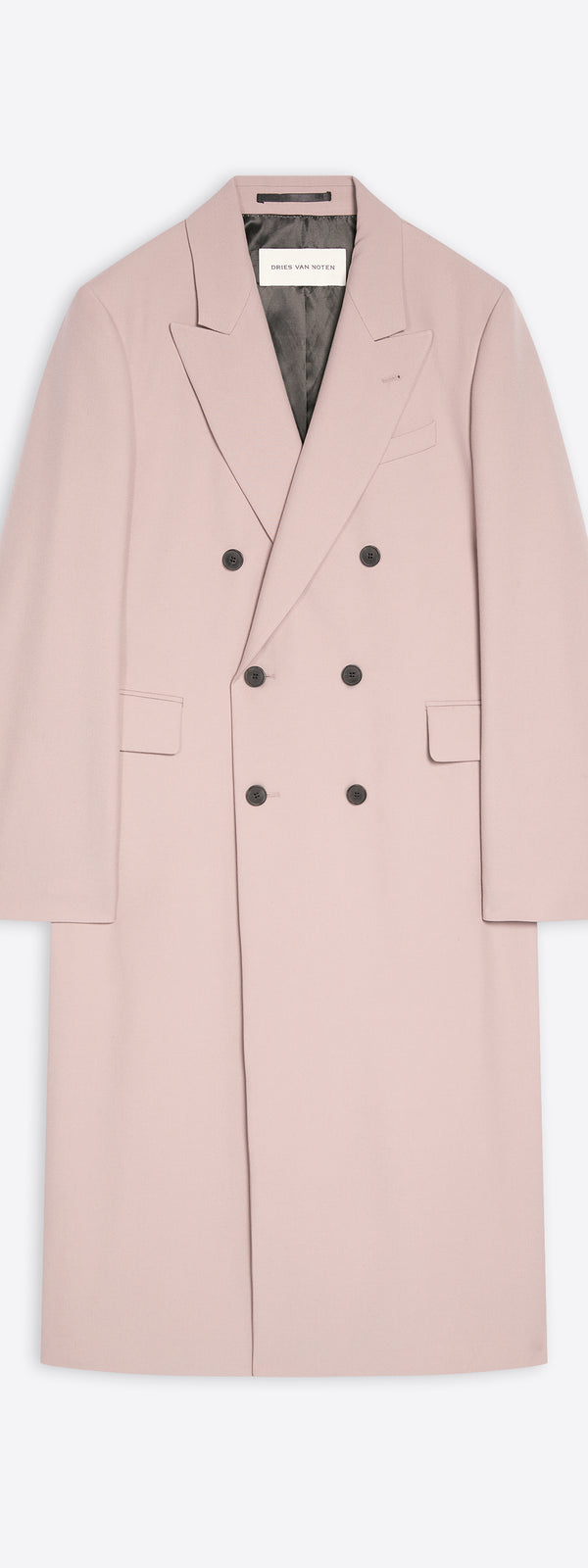dries van noten Tailored wool coat LIGHT LILAC