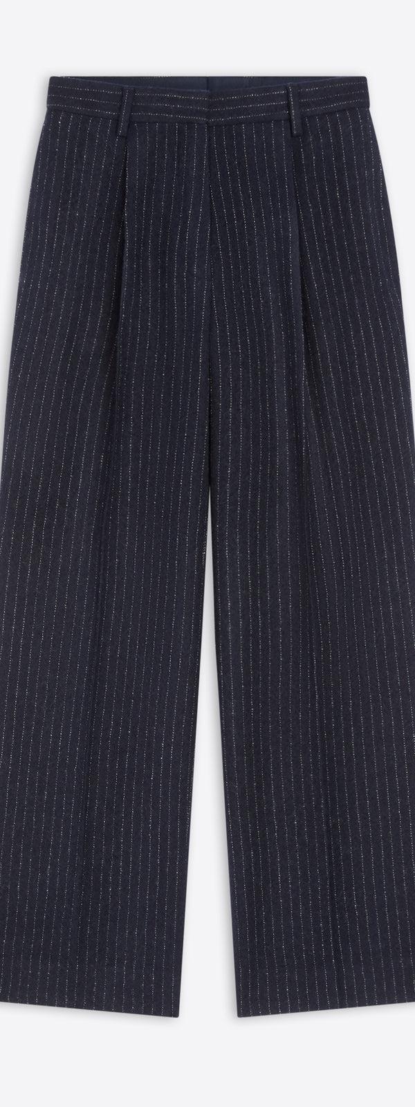 dries van noten Tailored wool pants NAVY