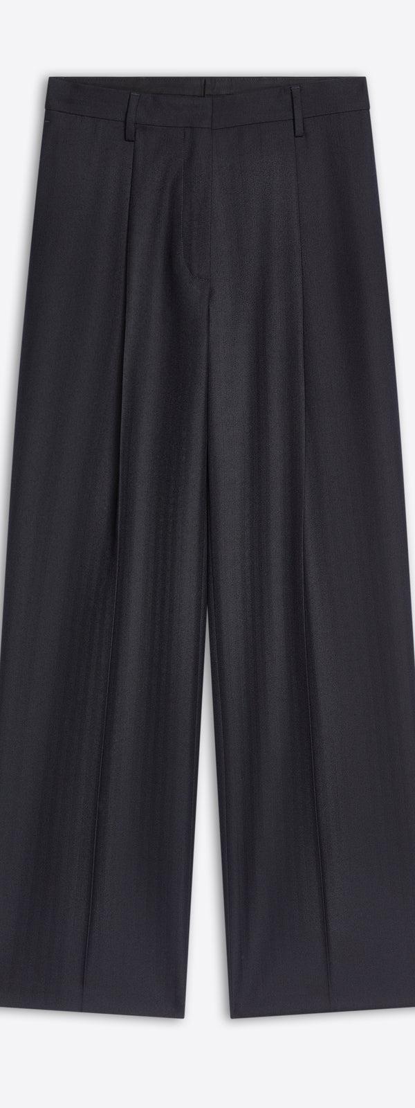 dries van noten Tailored wool pants NAVY