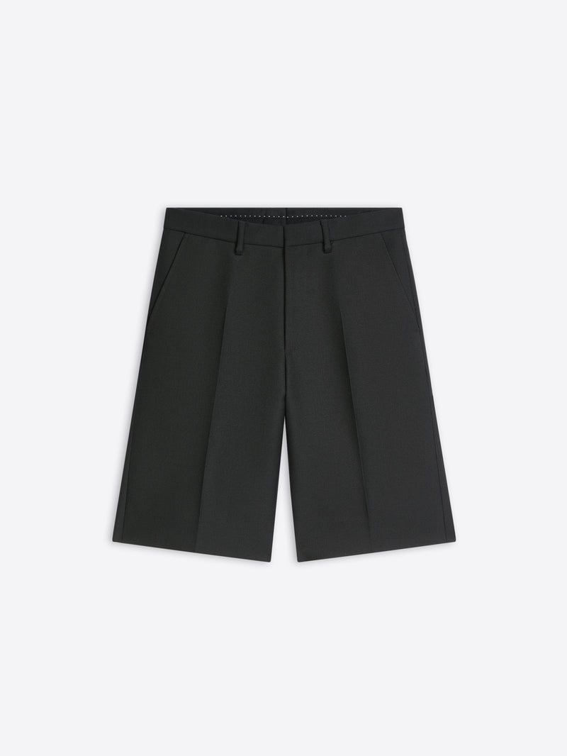 Dries Van Noten Tailored Wool Shorts BLACK