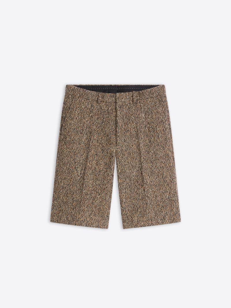 Dries Van Noten Tailored Wool Shorts RUST