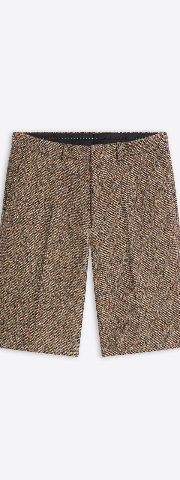 dries van noten Tailored wool shorts RUST