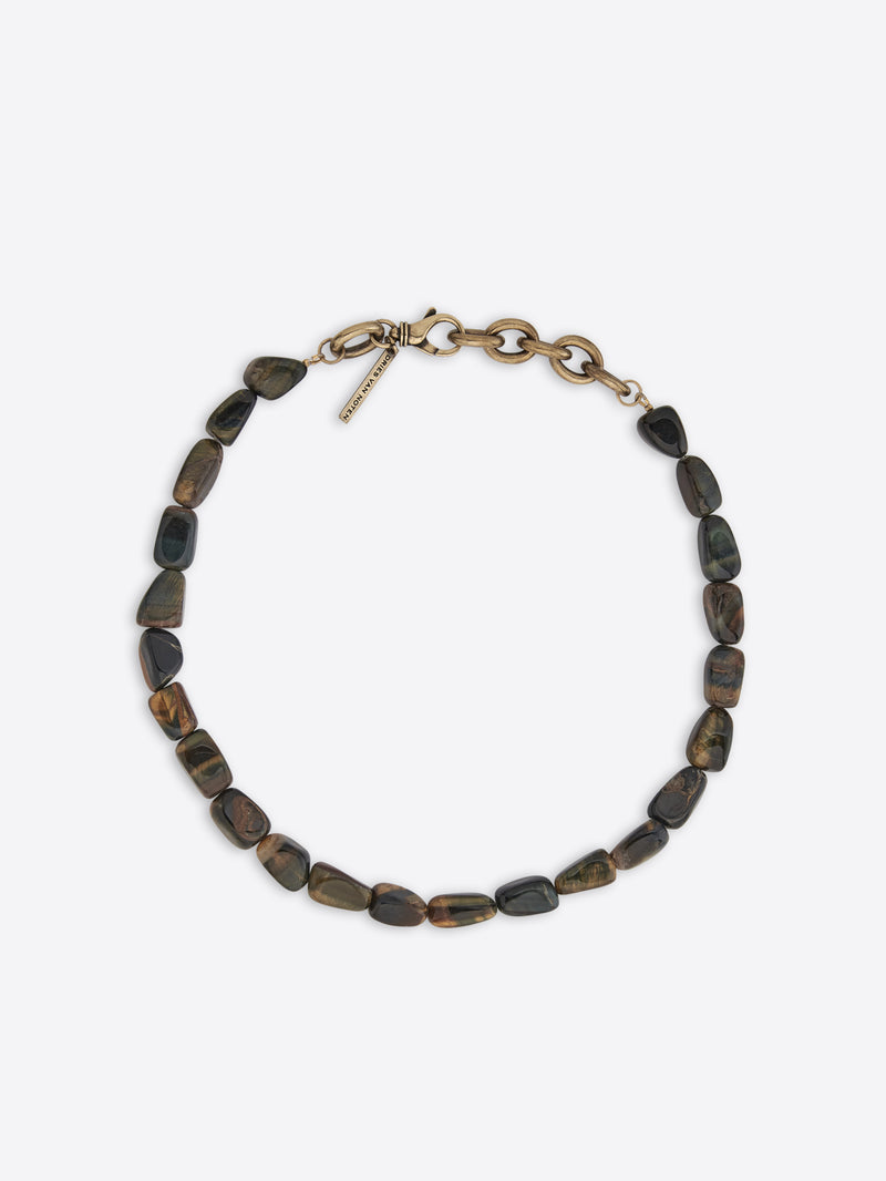 Dries Van Noten Tiger-eye Necklace Tiger-eye