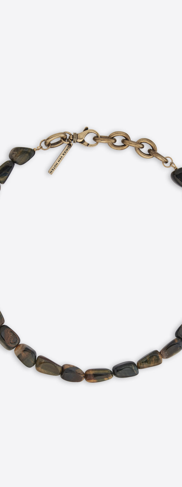 dries van noten Tiger-eye necklace tiger-eye