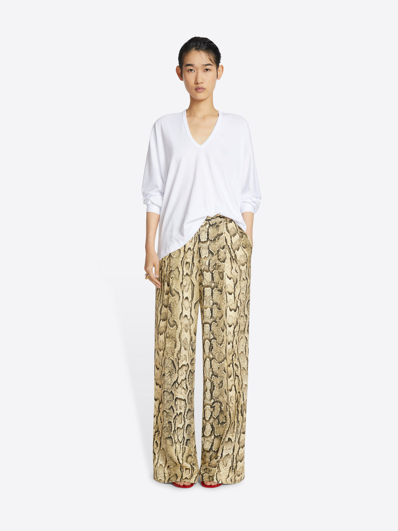 Dries Van Noten V-neck Tee White