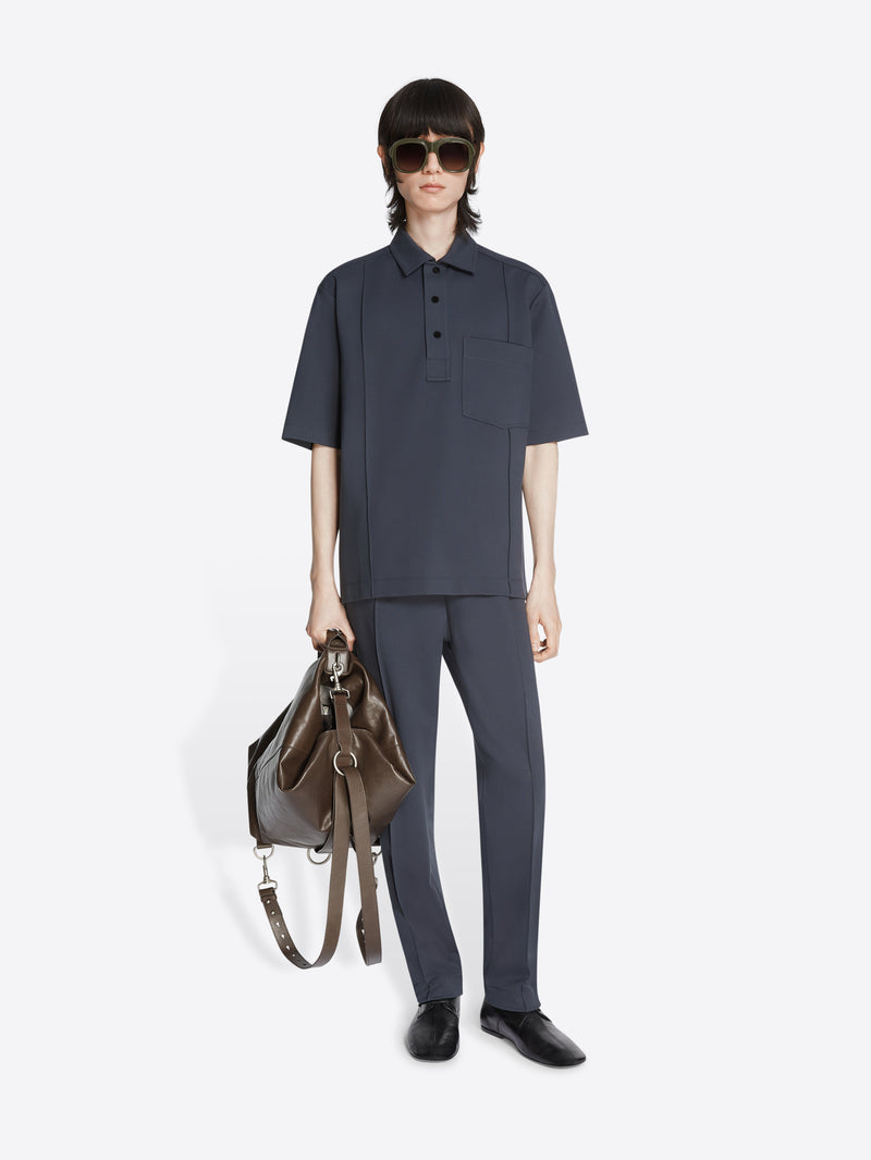 Dries Van Noten Viscose Polo Shirt RAF
