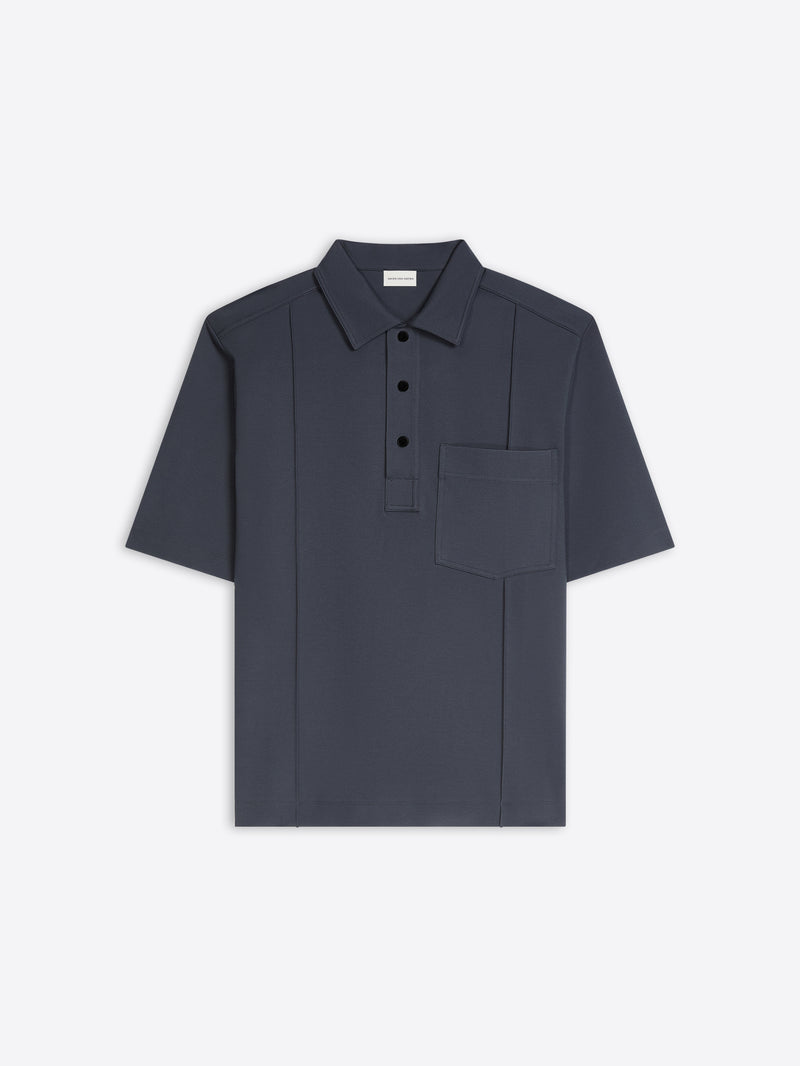 Dries Van Noten Viscose Polo Shirt RAF