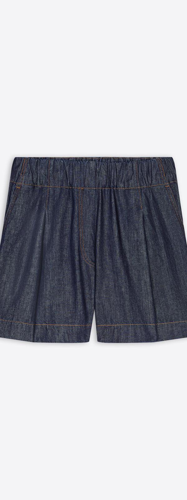 dries van noten Wide denim shorts indigo