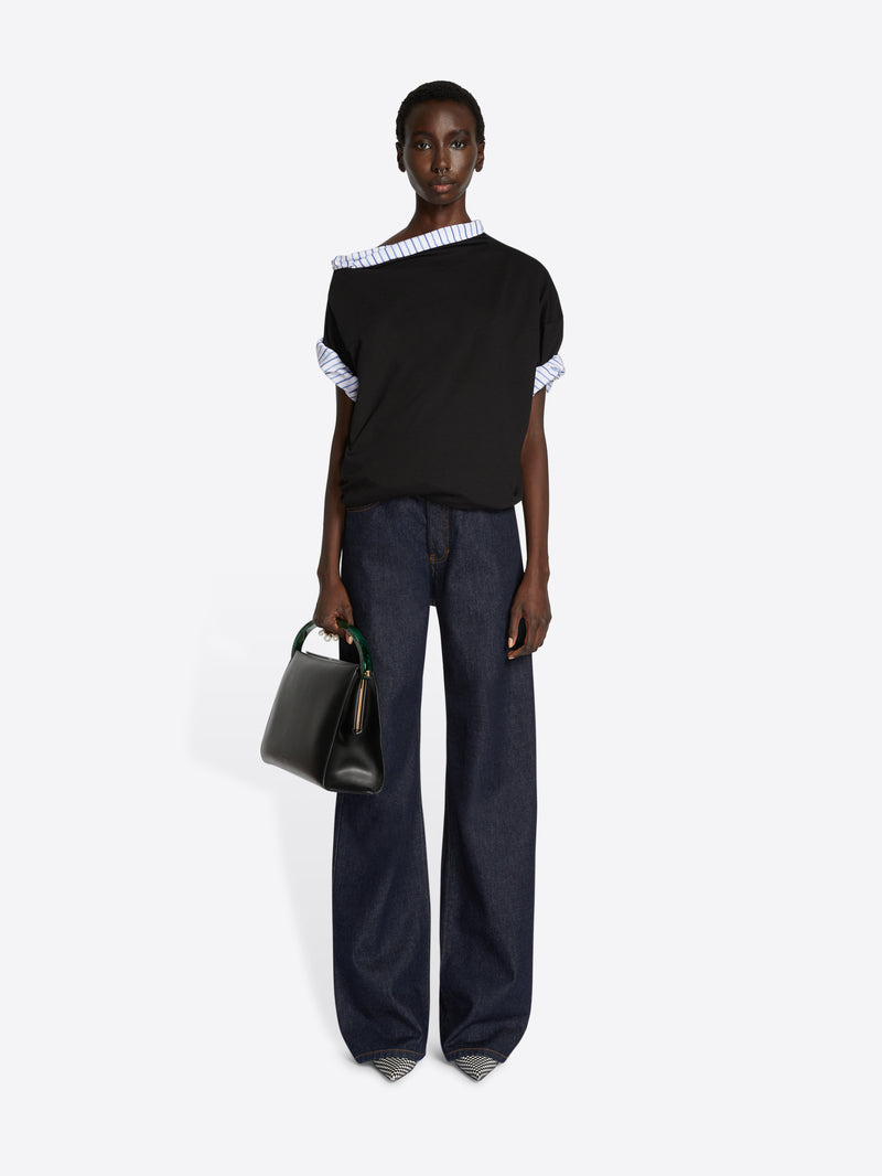 Dries Van Noten Wide Jeans Indigo
