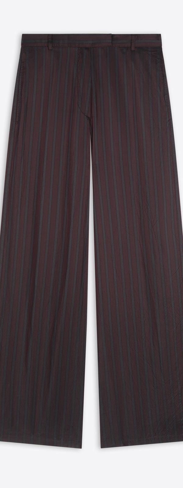 dries van noten Wide leg pants BURGUNDY