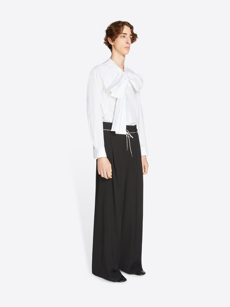 Dries Van Noten Wide Pleated Pants BLACK