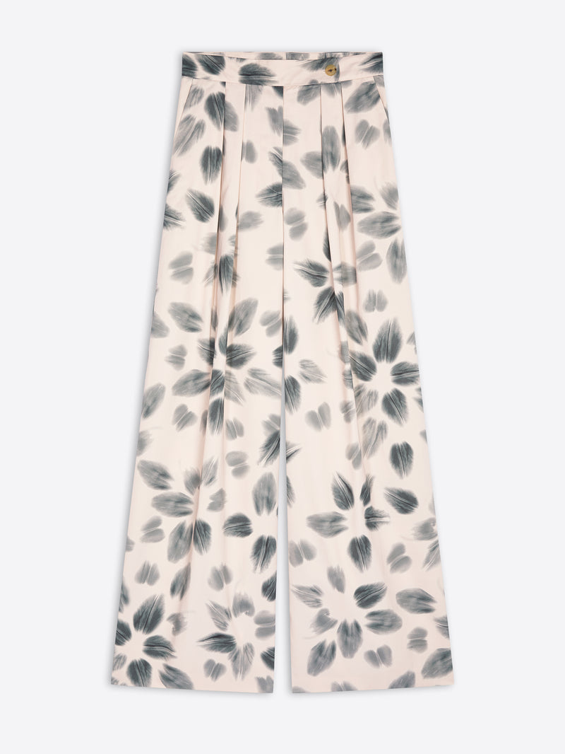 Dries Van Noten Wide Pleated Pants Blush